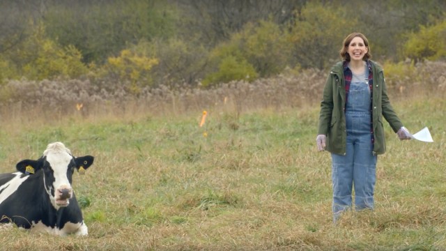 The humorous effort goes behind the scenes of modern dairy farming.