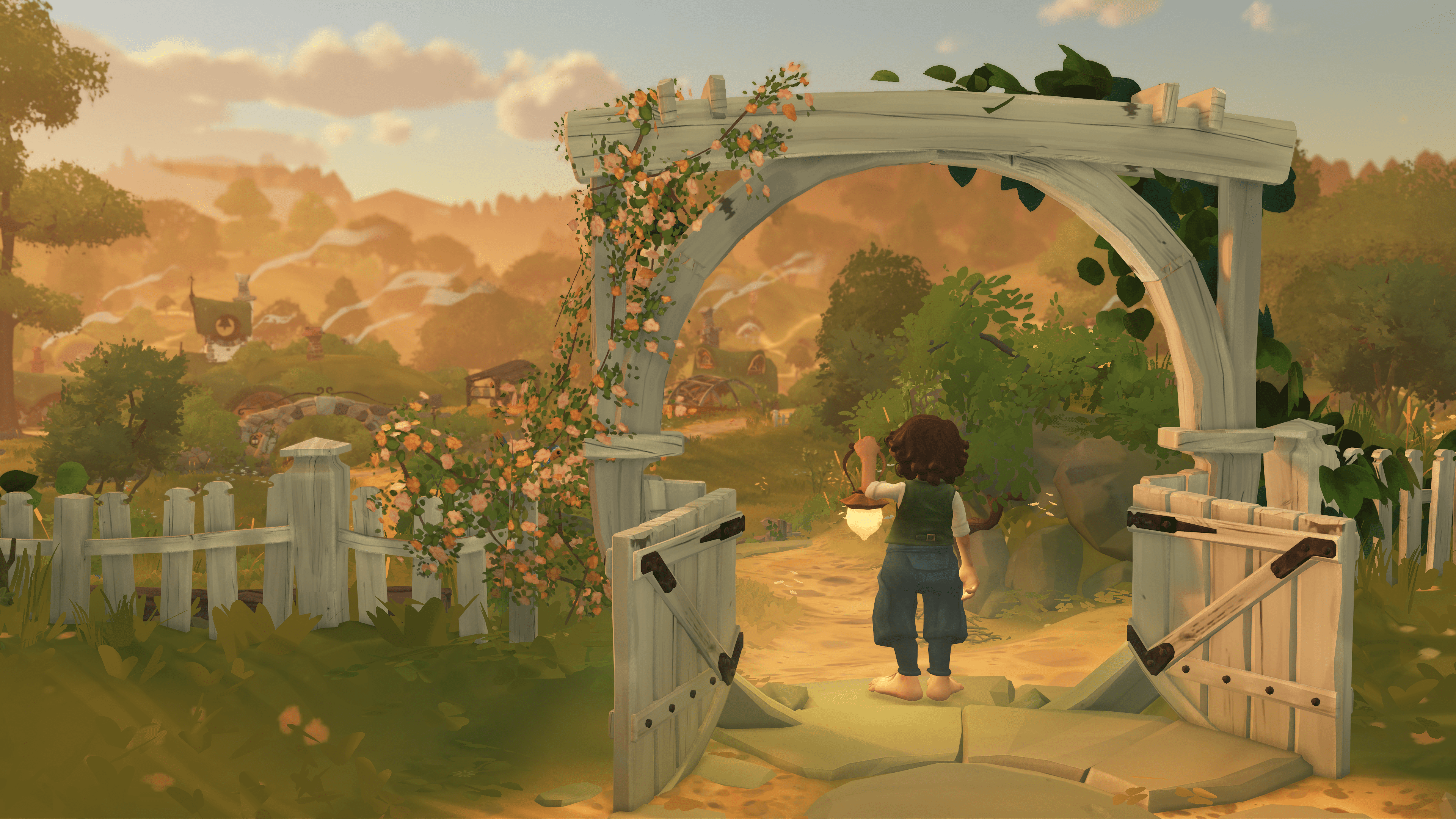 A screenshot from the video game Tales of the Shire.