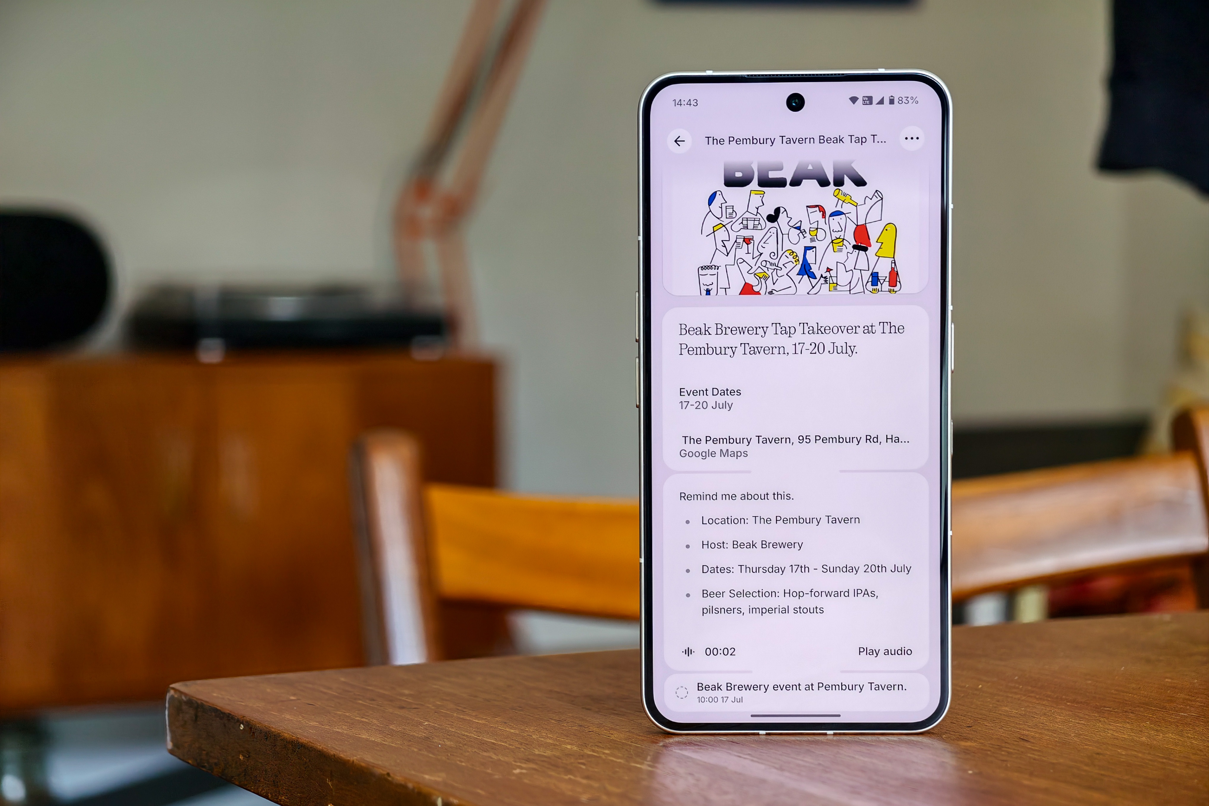 Photo of the Nothing Phone 3 Essential Space with a created event