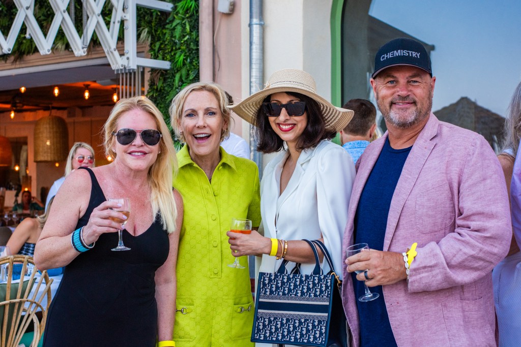 The hour long cocktail reception at La Paillote | Gaston Gastounette, Quai Saint-Pierre honoring the AI Trailblazers Power 100 List