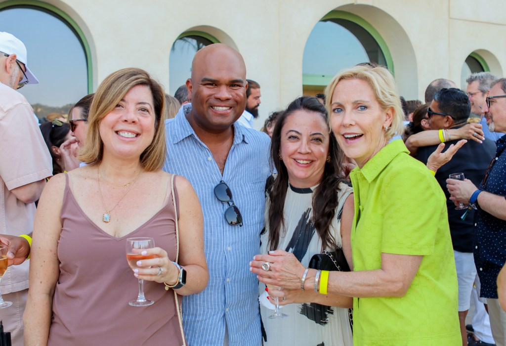 The hour long cocktail reception at La Paillote | Gaston Gastounette, Quai Saint-Pierre honoring the AI Trailblazers Power 100 List