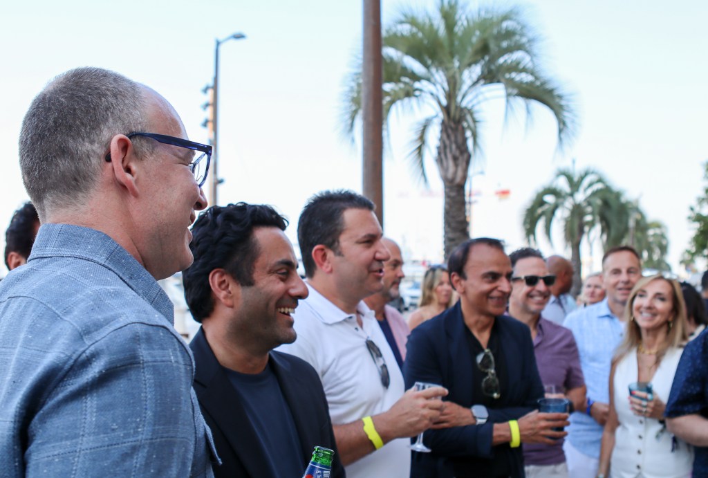 The hour long cocktail reception at La Paillote | Gaston Gastounette, Quai Saint-Pierre honoring the AI Trailblazers Power 100 List