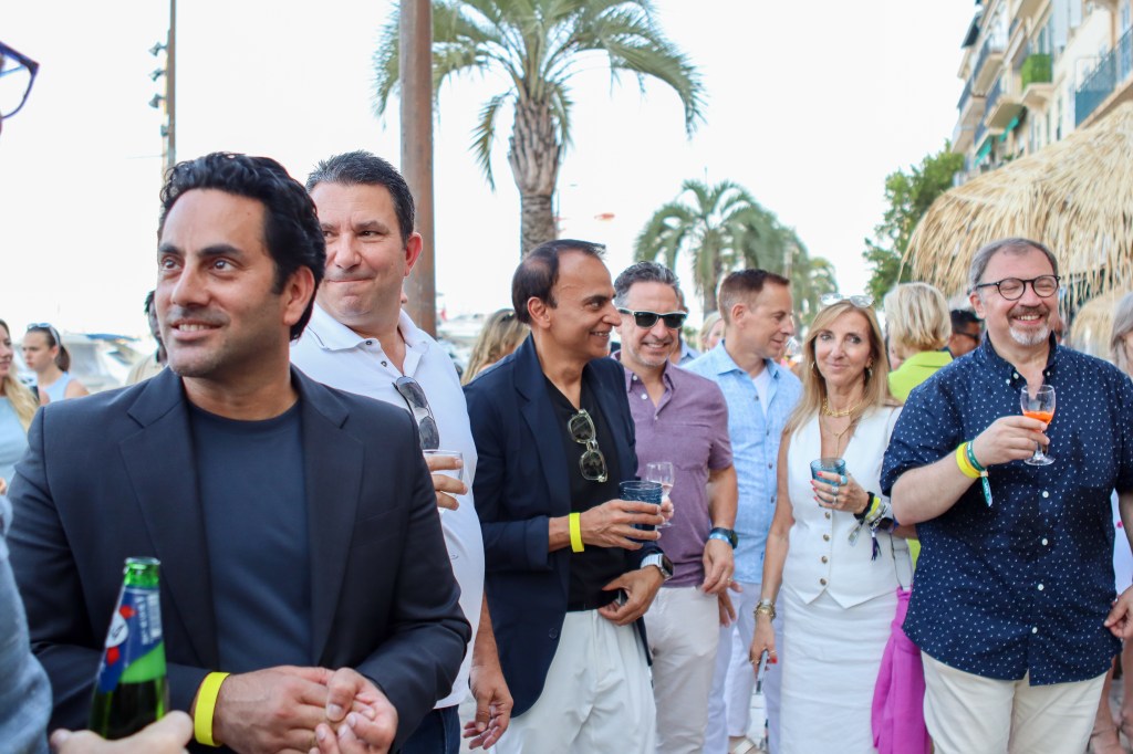 The hour long cocktail reception at La Paillote | Gaston Gastounette, Quai Saint-Pierre honoring the AI Trailblazers Power 100 List