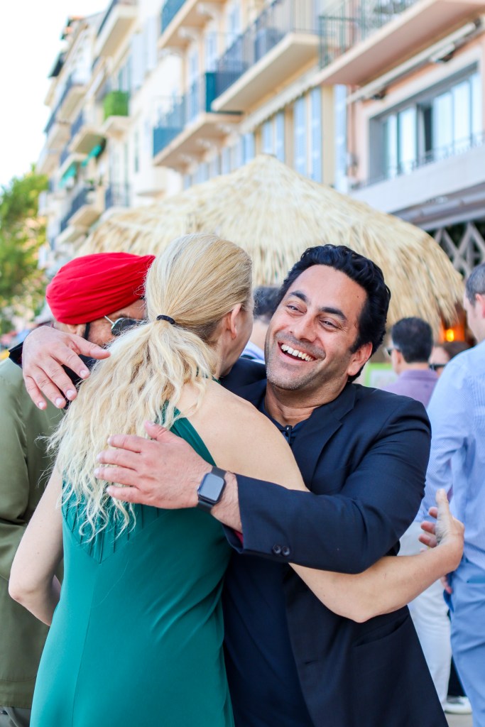The hour long cocktail reception at La Paillote | Gaston Gastounette, Quai Saint-Pierre honoring the AI Trailblazers Power 100 List