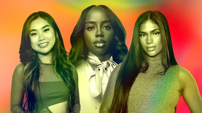 (L-R) Wendy Ly, Golloria, and Monet Mcmichael.