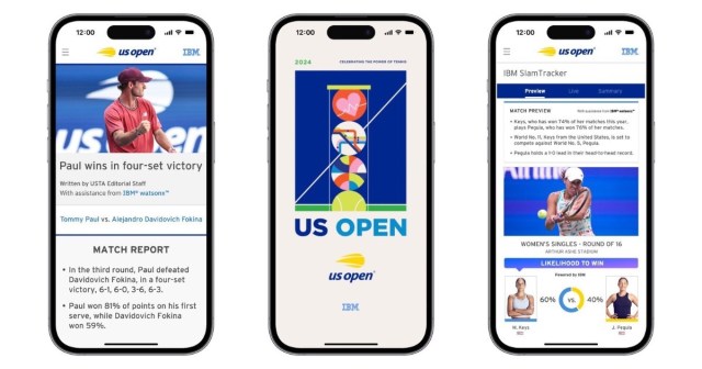US Open sponsors bring more than ads, with IBM, American Express, and Aperol venturing beyond the tennis center.