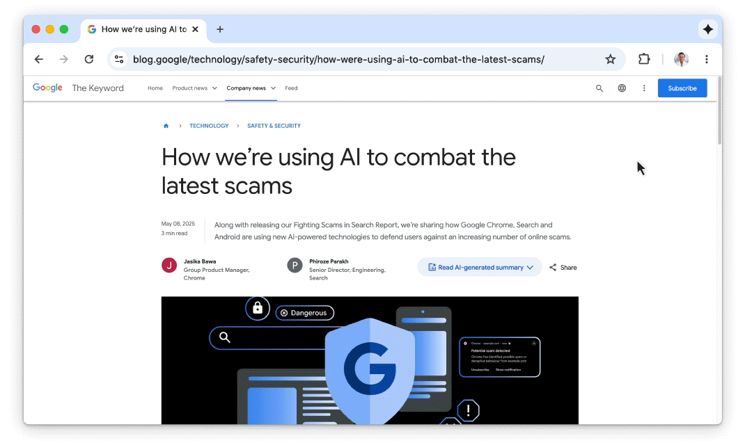 Gemini in Chrome