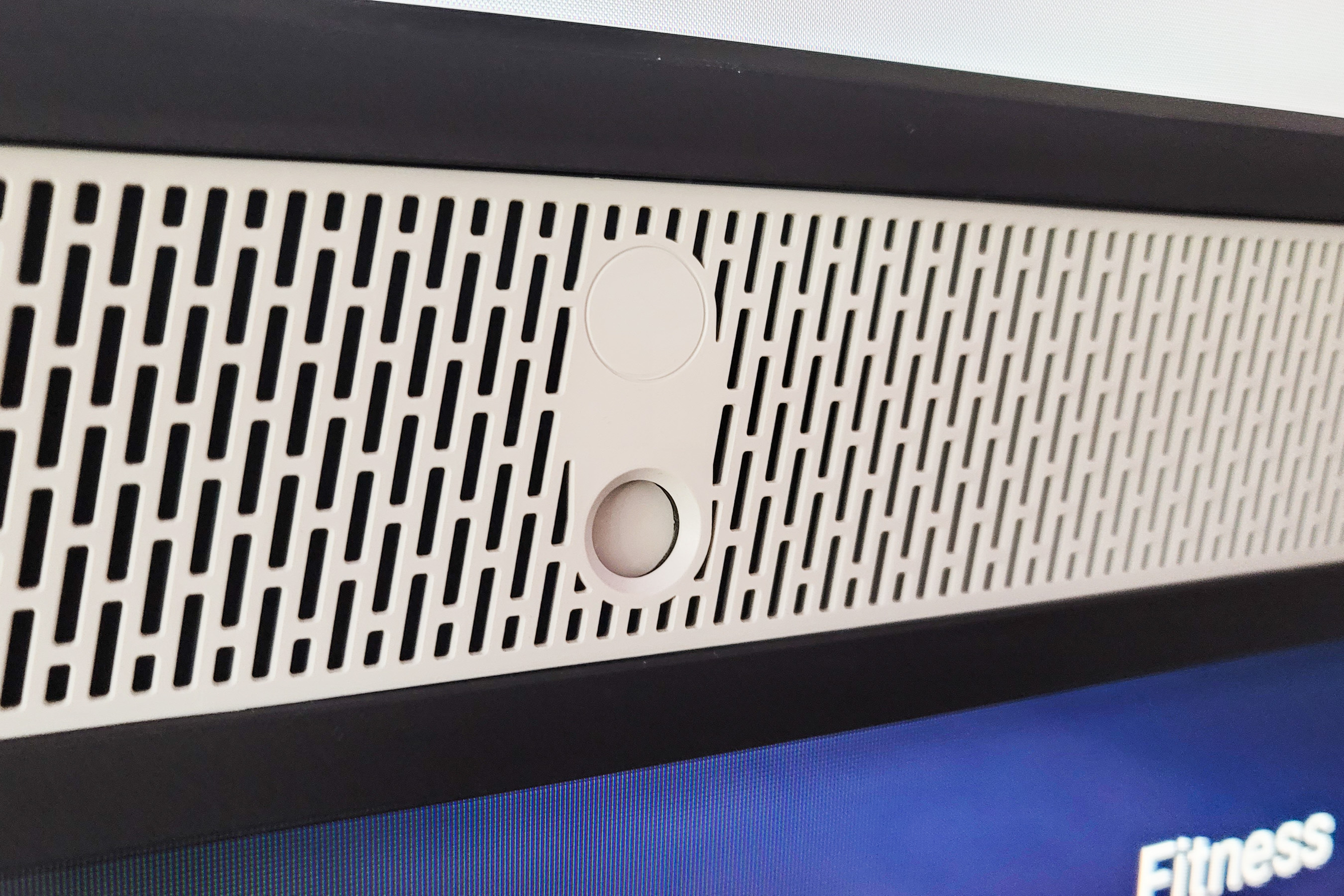 Telly’s built-in camera comes with a privacy shutter.