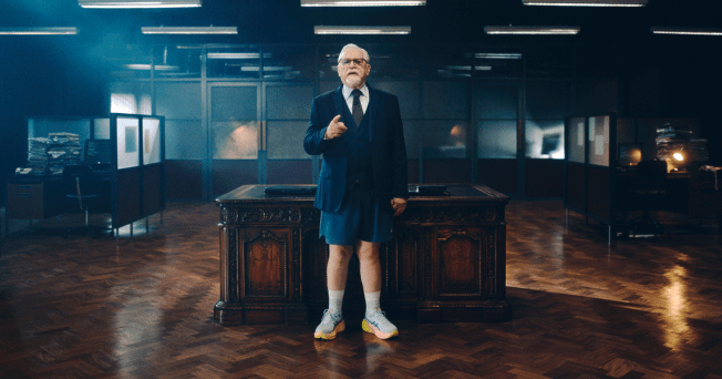Brian Cox Asics ad