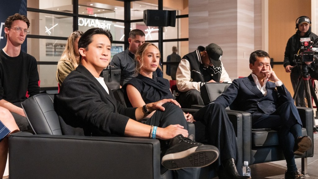 (L-R) Electronic Arts' Alex Dao, Liquid IV's Brittany Shaw, ADWEEK's Will Lee 