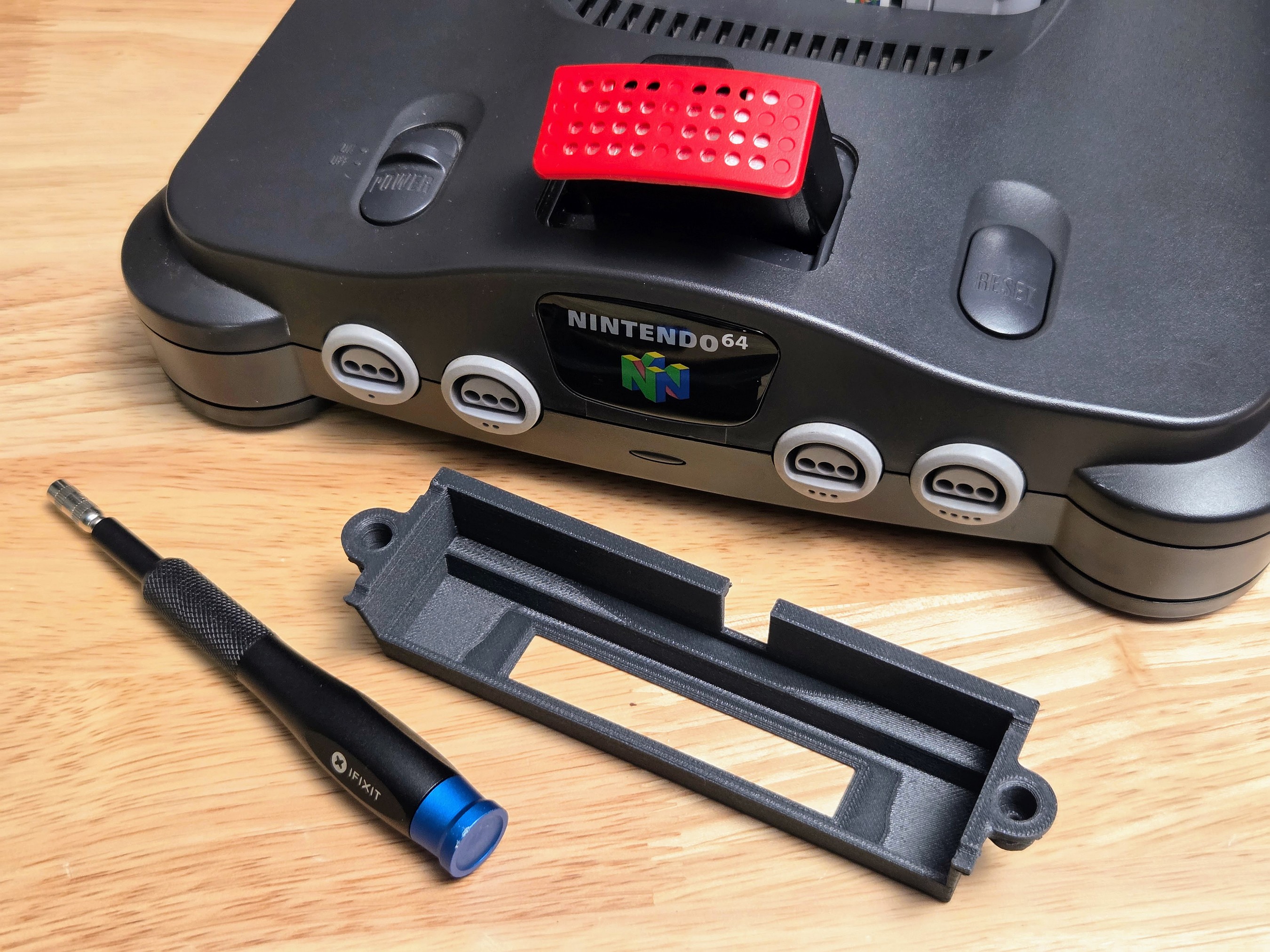 I’d already 3D printed this region-free cartridge slot; I just needed a refresher.