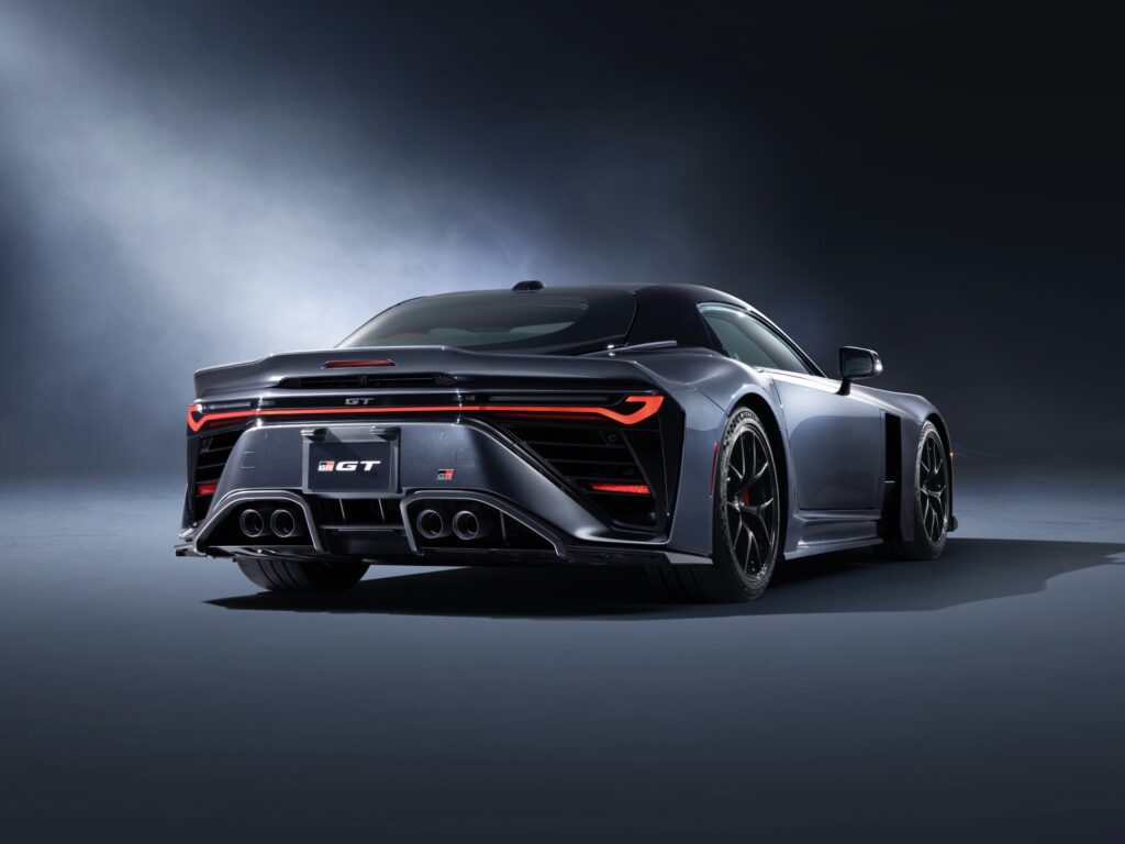 Toyota GR GT from the rear