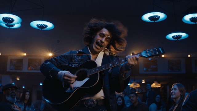 The comedian and actor channels his inner Neil Diamond for the Unilever spread.