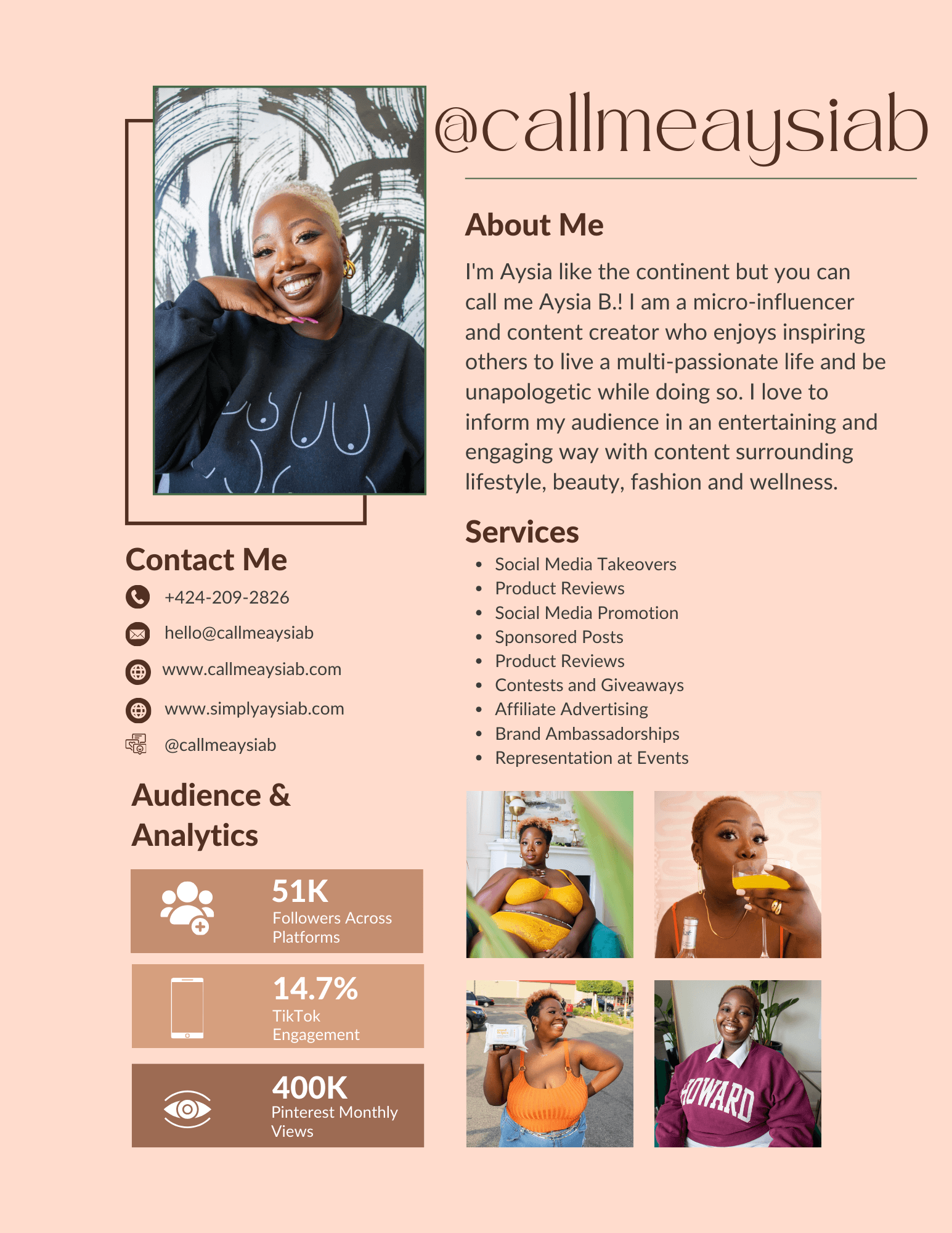 How to Create Your Own Influencer Media Kit (+ Examples from Creators)