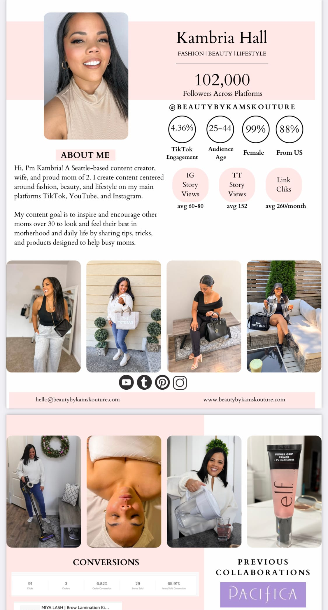 How to Create Your Own Influencer Media Kit (+ Examples from Creators)