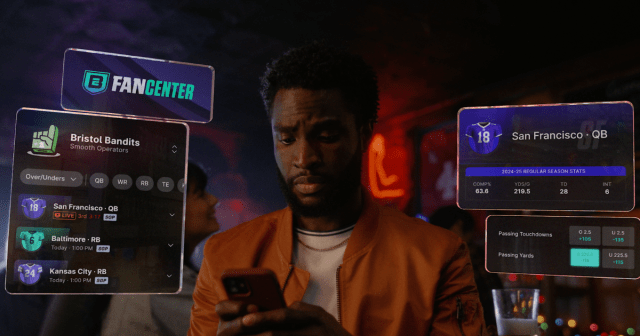 ESPN Bet wagers on football fans and a new streaming app as new ads show off features ahead of the 2025 NFL and college seasons