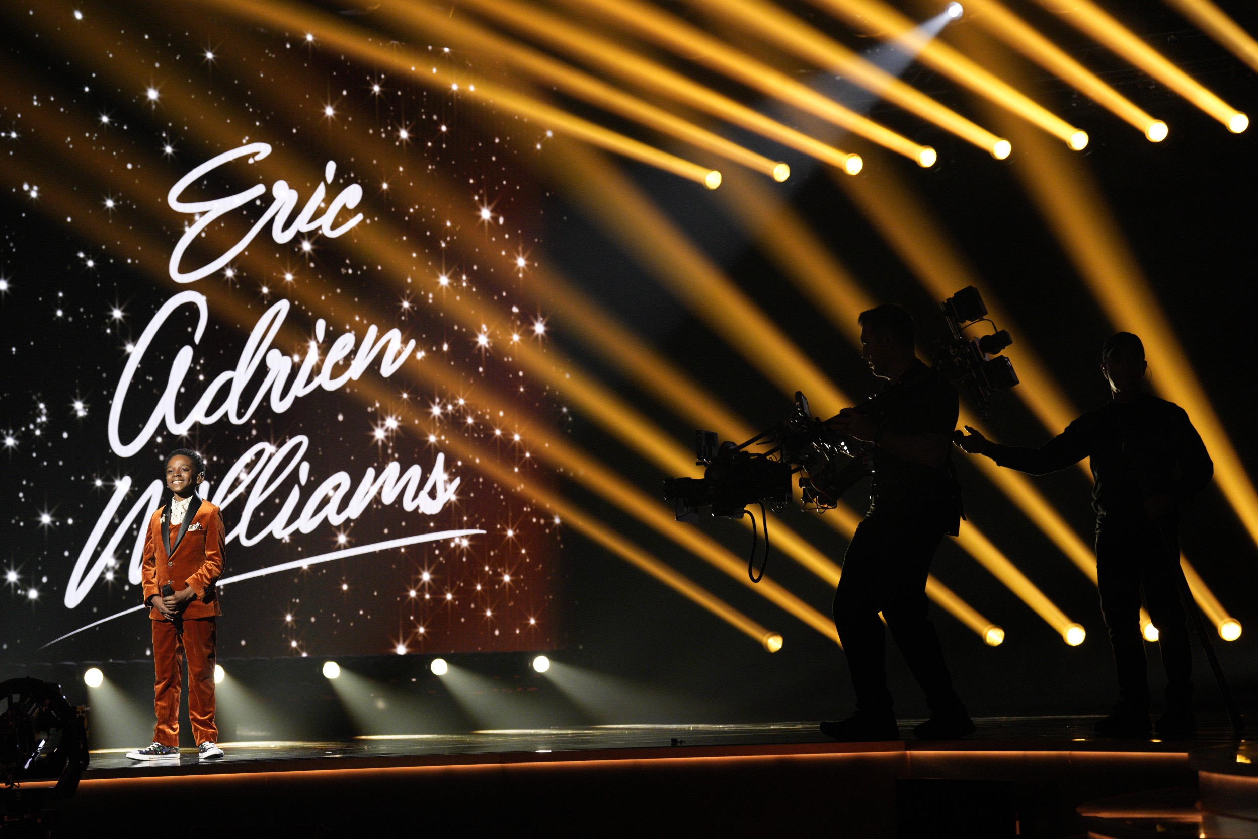 Eric Adrien Williams, an 11-year-old gospel singer, was the first contestant in the new Star Search.