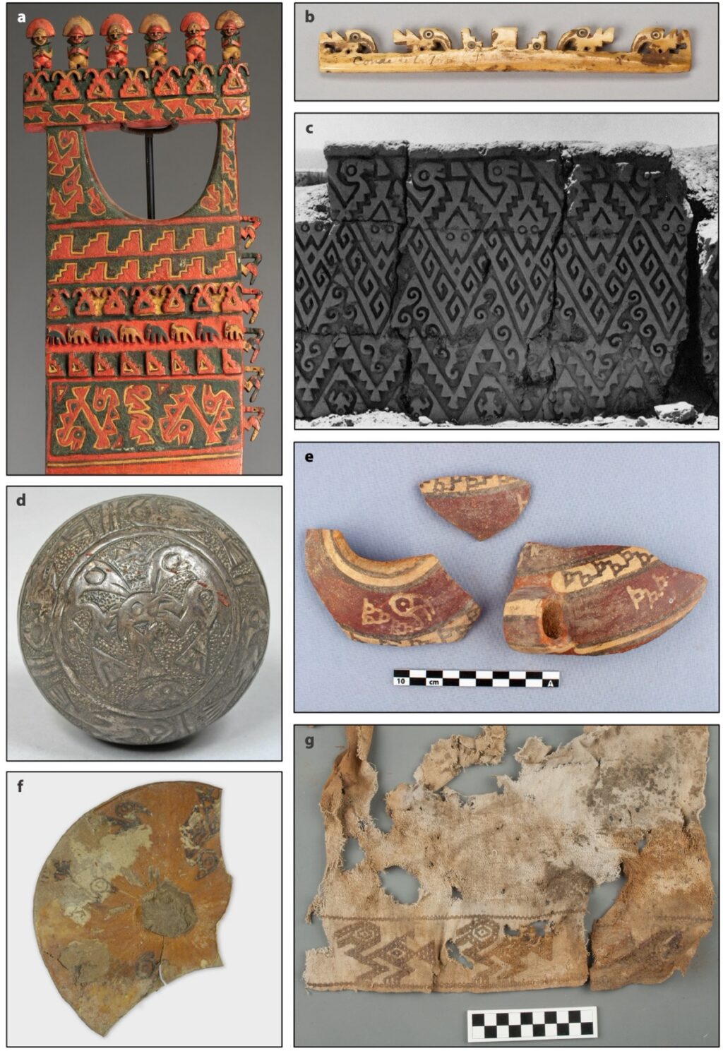 Seabird imagery on various artifacts from the Peruvian southern coast.