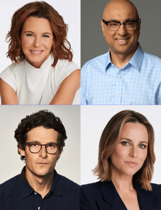 Image of MS NOW anchors.