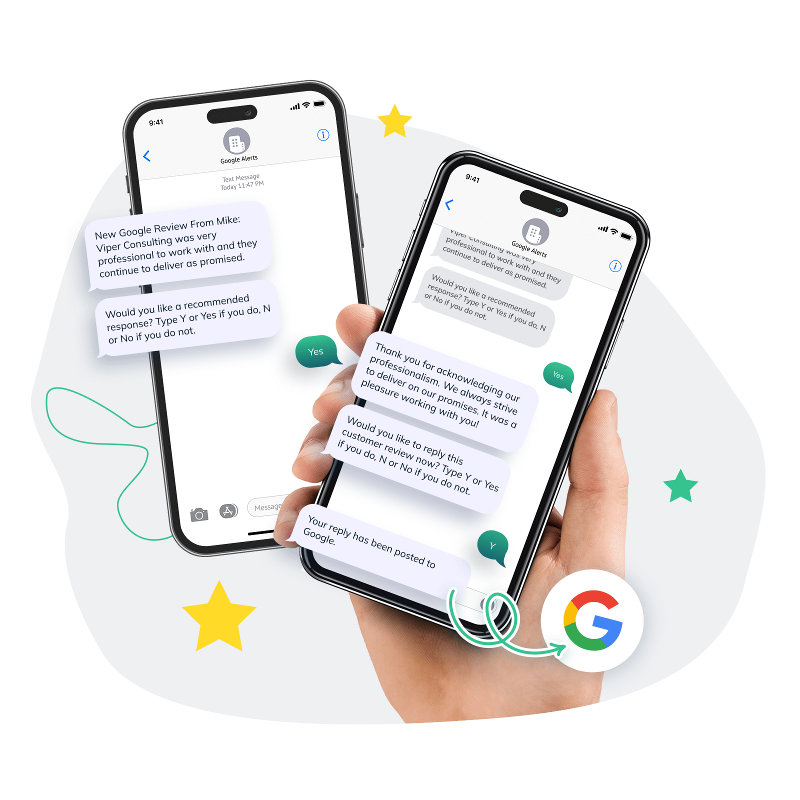text message is the most effective way to get reviews
