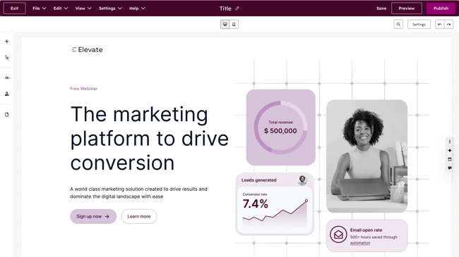 Content Hub, one of the best AI SEO tools for small business.