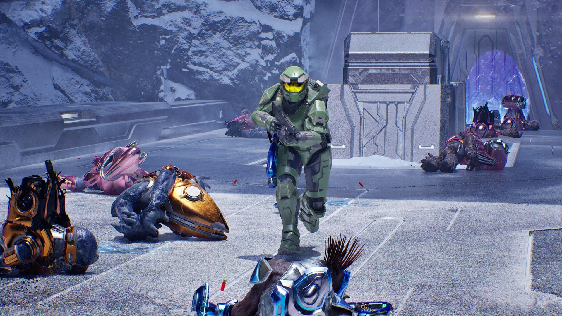 A screenshot from Halo: Campaign Evolved.