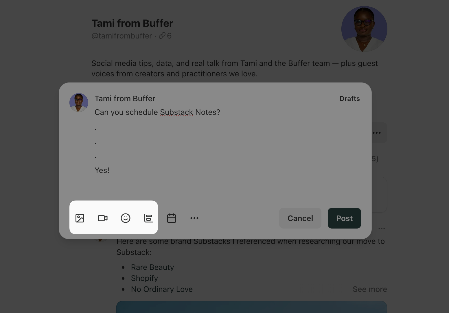 Can You Schedule Substack Notes?