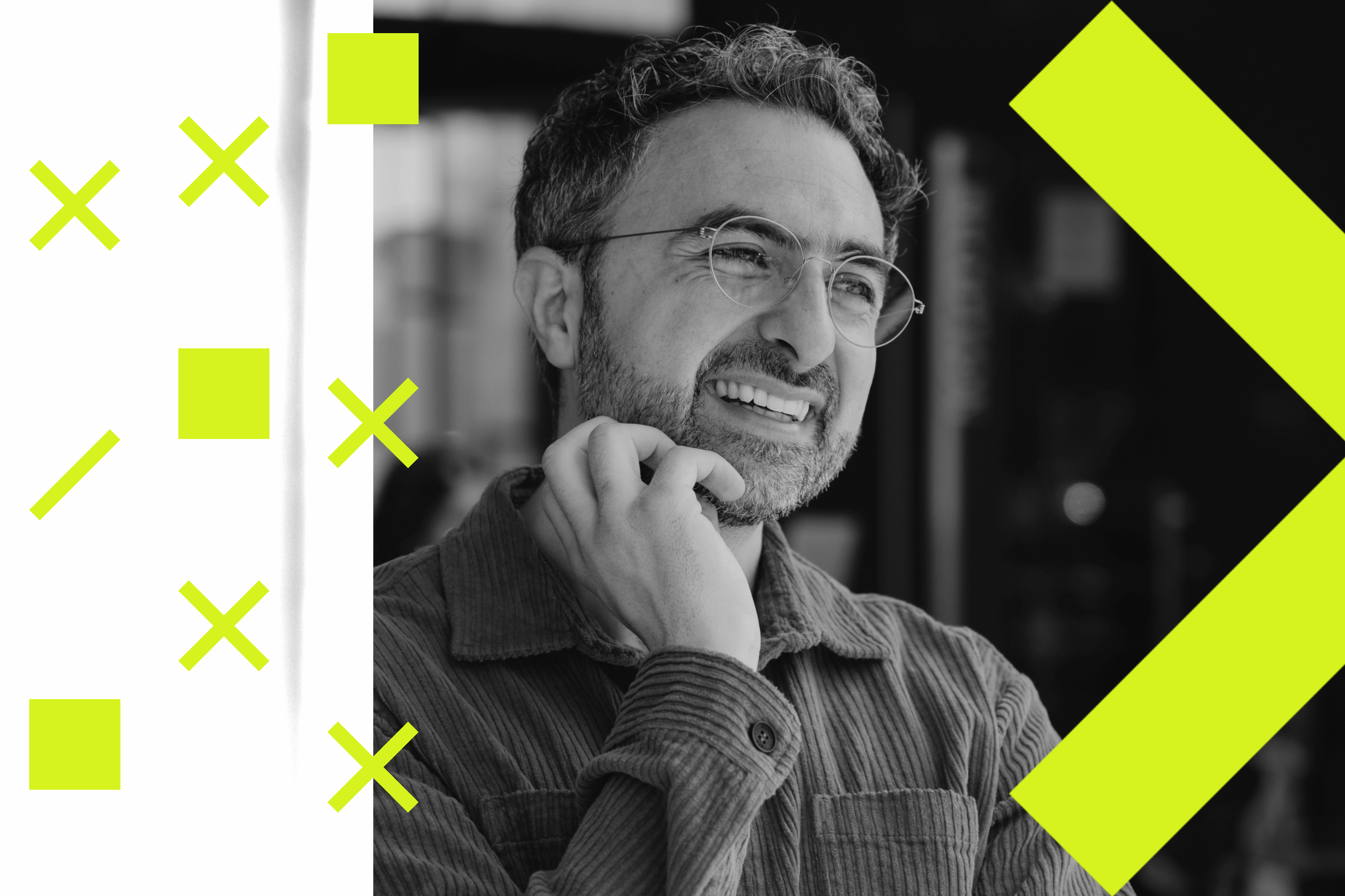 A photo illustration of Microsoft AI CEO Mustafa Suleyman.