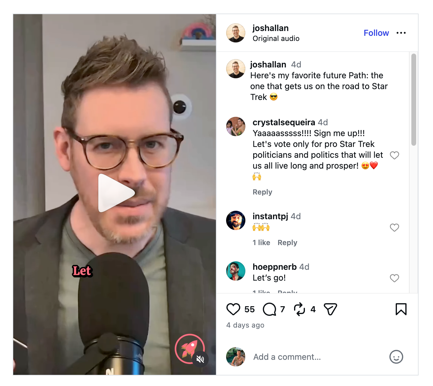 Why Josh Allan Dykstra Only Touches Social Media One Day a Month