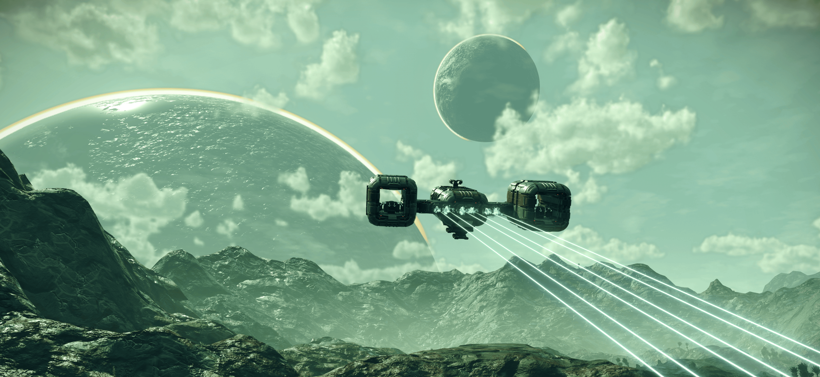 A screenshot for the video game No Man’s Sky.